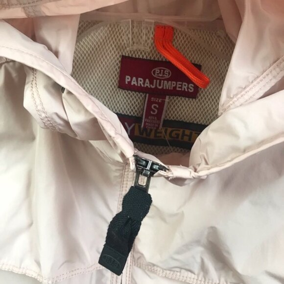 Parajumpers NEW Flyweight Jacket Light Windbreaker Nylon Hoodie Hood Coat Zip S - Picture 14 of 16